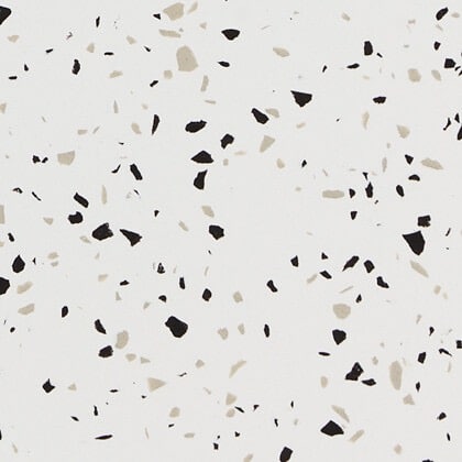 Terrazzo White composiet keukenblad Diresco